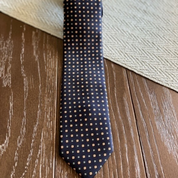 Creazioni Tucci Firenze Navy Silk Tie - Picture 3 of 9